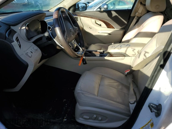2015 Buick LaCrosse Leather with VIN 1G4GB5GR5FF191698, listed as a Copart auction lot 46157345 with 371,376 mi miles and Salvage Title. Bid and sale history available at DreamBid. Image 7.