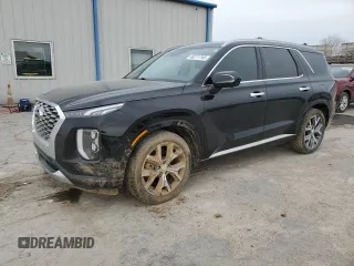 2021 Hyundai Palisade Limited z VIN KM8R5DHE3MU268468, wystawiony jako Copart lot #48211745 z przebiegiem 121 827 mil mil oraz Szkody całkowita. Historia ofert i sprzedaży dostępna na DreamBid. Obrazek 1.