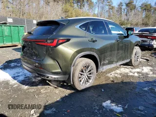 2022 Lexus NX with VIN 2T2AGCEZ5NC015272, listed as a Copart auction lot 38804114 with 8,648 mi miles. Bid and sale history available at carsss.com. Image 3.