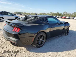2024 Ford Mustang Dark Horse with VIN 1FA6P8R0XR5501426, listed as a Copart auction lot 76090874 with 0 mi miles and Salvage Title. Bid and sale history available at carsss.com. Image 3.