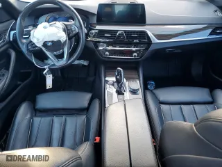 2019 BMW 5 Series 530i xDrive with VIN WBAJA7C59KG910982, listed as a Copart auction lot 47271875 with 0 mi miles and Salvage Title. Bid and sale history available at carsss.com. Image 8.