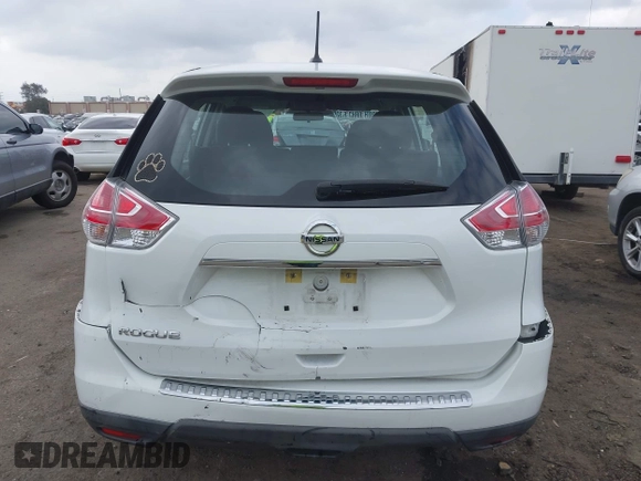 2016 Nissan Rogue S with VIN KNMAT2MT6GP663229, listed as a IAAI auction lot 42095705 with 93,602 mi miles. Bid and sale history available at carsss.com. Image 16.