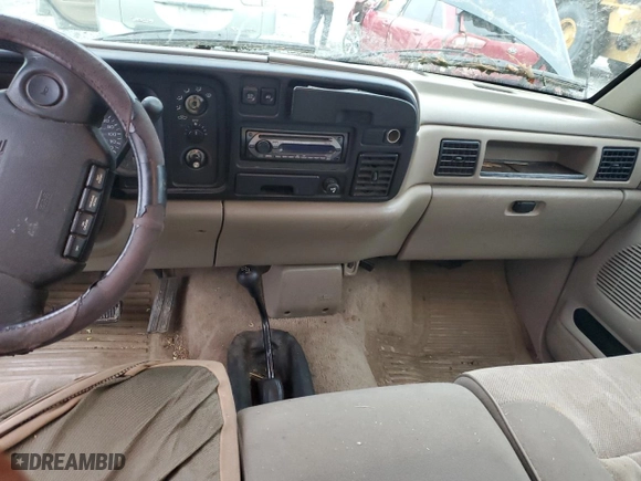 1995 Dodge Ram 1500 with VIN 1B7HF16Z7SS309811, listed as a Copart auction lot 76067494 with 134,643 mi miles and Salvage Title. Bid and sale history available at carsss.com. Image 8.