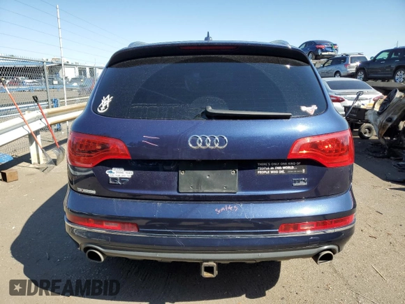 2013 Audi Q7 3.0L TDI Prestige with VIN WA1VMAFE4DD009568, listed as a Copart auction lot 69258064 with 192,133 mi miles and Salvage Title. Bid and sale history available at carsss.com. Image 6.