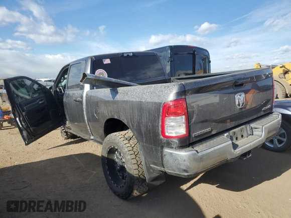2022 Ram 2500 Big Horn with VIN 3C6UR5DL4NG263157, listed as a Copart auction lot 86673634 with 38,541 mi miles and Salvage Title. Bid and sale history available at carsss.com. Image 2.