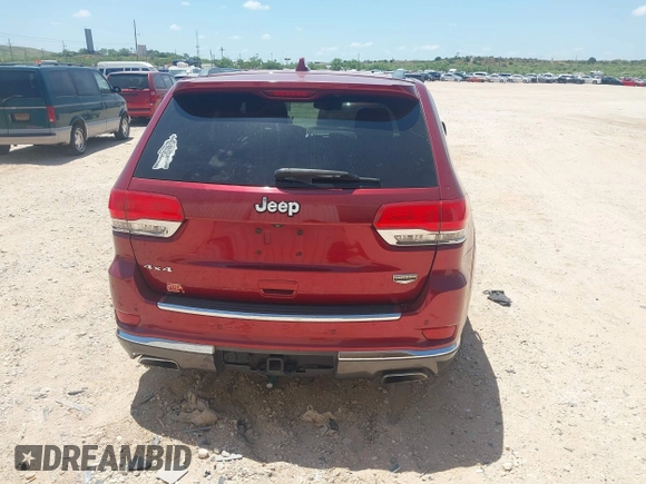 2014 Jeep Grand Cherokee Summit with VIN 1C4RJFJT1EC237358, listed as a IAAI auction lot 42602245 with 106,821 mi miles and . Bid and sale history available at DreamBid. Image 16.