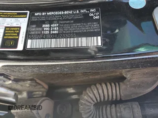 2017 Mercedes-Benz C 300 with VIN 55SWF4JBXHU233055, listed as a Copart auction lot 55277195 with Not provided miles and Salvage title. Bid and sale history available at DreamBid. Image 12.