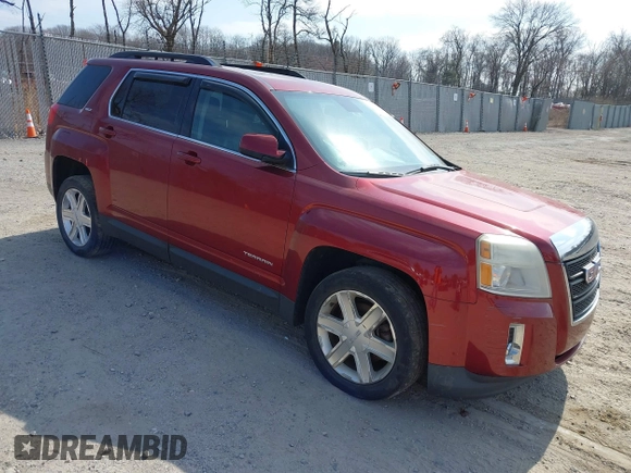 2012 GMC Terrain SLT-1 with VIN 2GKFLVE56C6371845, listed as a IAAI auction lot 41810802 with 98,760 mi miles. Bid and sale history available at carsss.com. Image 1.
