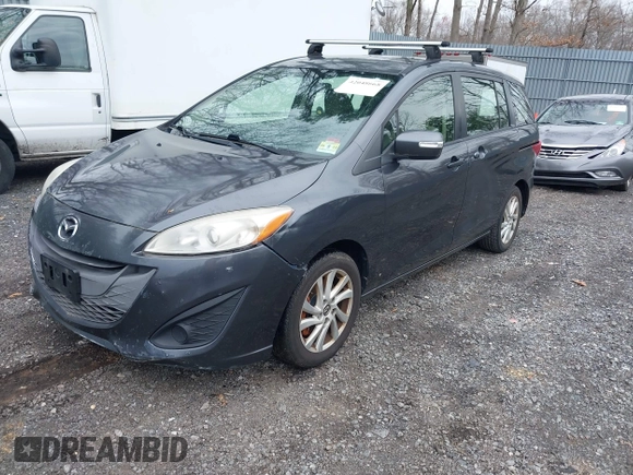 2014 Mazda 5 Sport with VIN JM1CW2BL7E0171690, listed as a IAAI auction lot 42048668 with 196,775 mi miles and . Bid and sale history available at carsss.com. Image 2.