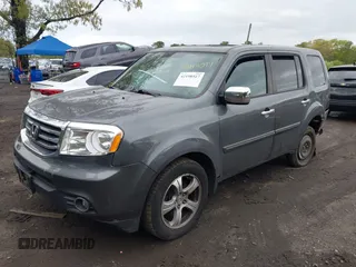 2013 Honda Pilot EX-L with VIN 5FNYF4H53DB001594, listed as a IAAI auction lot 42198517 with 90,715 mi miles and . Bid and sale history available at carsss.com. Image 2.
