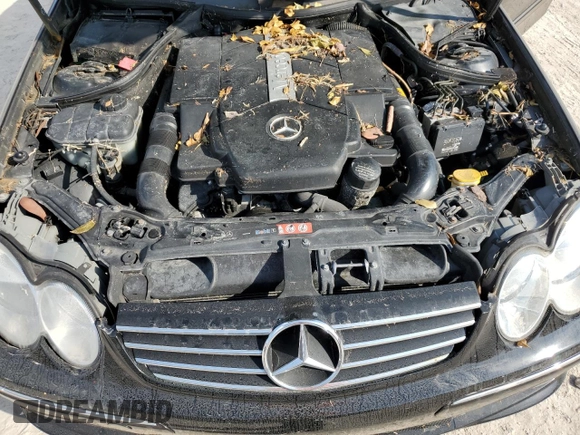 2005 Mercedes-Benz CLK-Class 5.0L with VIN WDBTK75G75T038786, listed as a Copart auction lot 74187554 with 0 mi miles and Salvage Title. Bid and sale history available at carsss.com. Image 11.