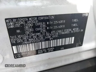 2023 Toyota RAV4 Hybrid XLE Premium with VIN JTMB6RFV0PD087237, listed as a IAAI auction lot 42606802 with 16,872 mi miles and . Bid and sale history available at DreamBid. Image 9.