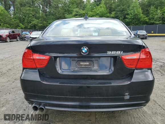 2011 BMW 3 Series 328i with VIN WBAPH5G53BNM78633, listed as a Copart auction lot 56875105 with 96,426 mi miles and Salvage title. Bid and sale history available at DreamBid. Image 6.