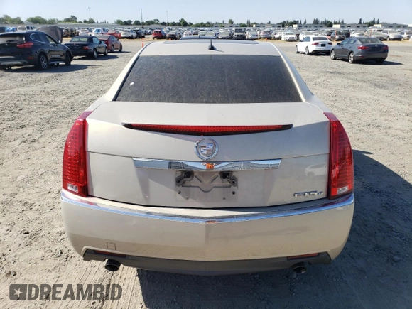 2008 Cadillac CTS RWD with VIN 1G6DM577380111663, listed as a Copart auction lot 58444615 with 179,361 mi miles and Salvage title. Bid and sale history available at DreamBid. Image 6.