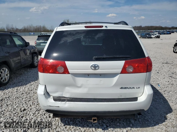 2010 Toyota Sienna CE with VIN 5TDKK4CC2AS324534, listed as a Copart auction lot 53949045 with 228,946 mi miles and Clean Title. Bid and sale history available at DreamBid. Image 6.