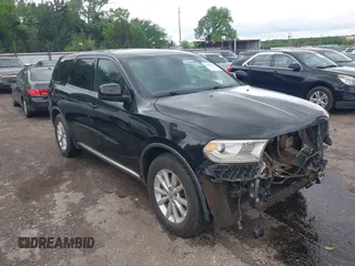 2014 Dodge Durango SXT with VIN 1C4RDHAG7EC560366, listed as a IAAI auction lot 42152736 with 164,590 mi miles and . Bid and sale history available at carsss.com. Image 1.