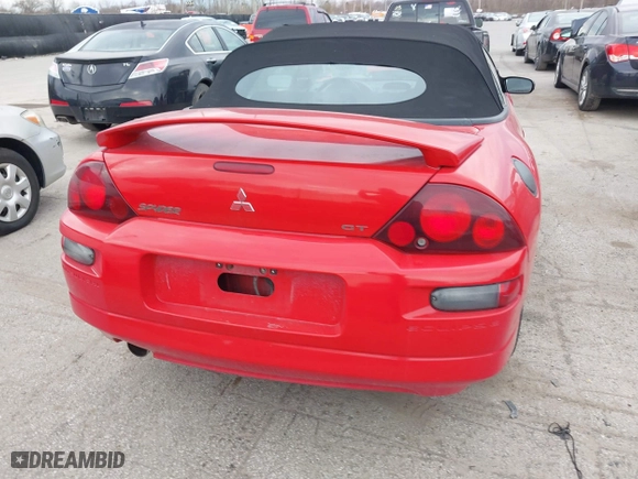 2001 Mitsubishi Eclipse GT with VIN 4A3AE85H41E067382, listed as a IAAI auction lot 41900035 with 161,922 mi miles. Bid and sale history available at carsss.com. Image 16.