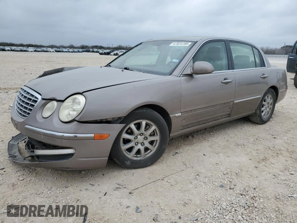 2008 Kia Amanti with VIN KNALD125585167501, listed as a Copart auction lot 47531285 with 152,898 mi miles and Salvage Title. Bid and sale history available at carsss.com. Image 1.