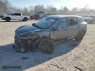 2025 Nissan Kicks SV with VIN 3N8AP6CA4SL313506, listed as a Copart auction lot 46506615 with 4,389 mi miles and Salvage Title. Bid and sale history available at carsss.com. Image 1.