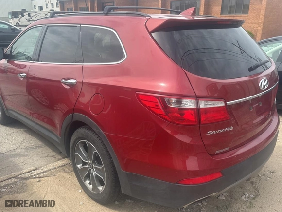 2014 Hyundai Santa Fe Limited with VIN KM8SNDHF9EU058095, listed as a Copart auction lot 52793425 with 107,276 mi miles and Clean Title. Bid and sale history available at carsss.com. Image 3.