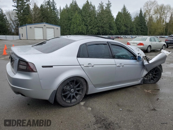 2004 Acura TL with VIN 19UUA66264A018045, listed as a Copart auction lot 52811475 with 0 mi miles and Salvage Title. Bid and sale history available at carsss.com. Image 3.