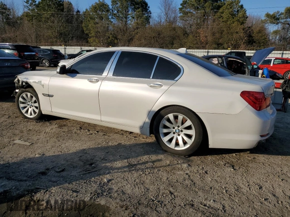 2009 BMW 7 Series 750i with VIN WBAKA83519CY35318, listed as a Copart auction lot 42594275 with 189,874 mi miles and Salvage Title. Bid and sale history available at DreamBid. Image 2.
