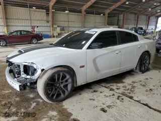 2023 Dodge Charger Scat Pack Widebody with VIN 2C3CDXGJ3PH534810, listed as a Copart auction lot 50760975 with 18,642 mi miles and Salvage Title. Bid and sale history available at carsss.com. Image 1.