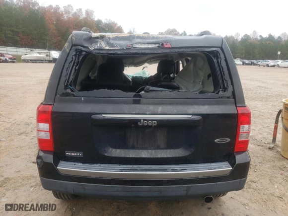 2017 Jeep Patriot Sport with VIN 1C4NJPBA2HD208659, listed as a Copart auction lot 81568634 with 166,445 mi miles and Salvage Title. Bid and sale history available at carsss.com. Image 6.