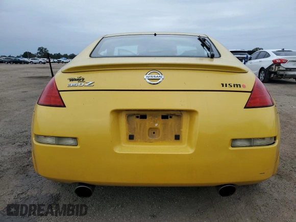 2005 Nissan 350Z Touring with VIN JN1AZ34E15M653473, listed as a Copart auction lot 80001114 with 192,727 mi miles and Non Repairable. Bid and sale history available at DreamBid. Image 6.