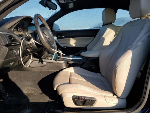2015 BMW 2 Series 228i xDrive with VIN WBA1F7C50FVX95823, listed as a Copart auction lot 87157134 with 55,312 mi miles and Salvage Title. Bid and sale history available at carsss.com. Image 7.