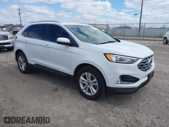 2019 Ford Edge SEL with VIN 2FMPK4J91KBB15166, listed as a IAAI auction lot 42018927 with 131,732 mi miles. Bid and sale history available at carsss.com. Image 1.