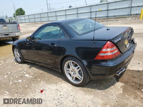 2002 Mercedes-Benz SLK с VIN WDBKK66F32F238778, выставлен на аукционе Copart как лот 58210895 с пробегом 93 879 миль миль и Списание • Salvage title. История ставок и продаж доступна на DreamBid. Изображение 2.