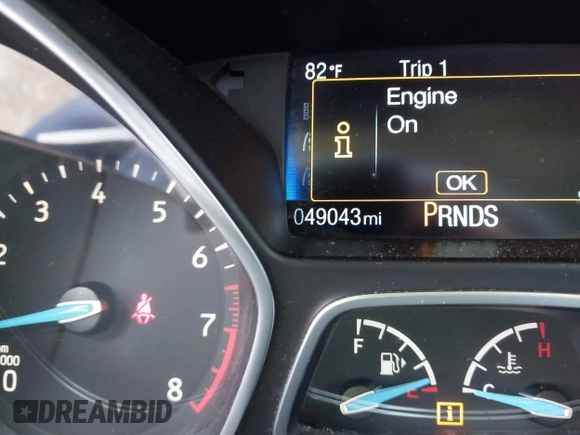 2016 Ford Focus SE with VIN 1FADP3F24GL249455, listed as a IAAI auction lot 40421121 with 49,043 mi miles. Bid and sale history available at carsss.com. Image 15.