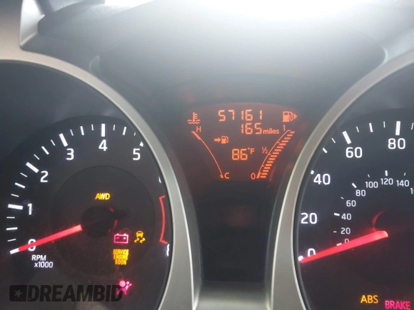 2013 Nissan Juke SL with VIN JN8AF5MV3DT214544, listed as a IAAI auction lot 41980194 with 57,161 mi miles and . Bid and sale history available at DreamBid. Image 7.