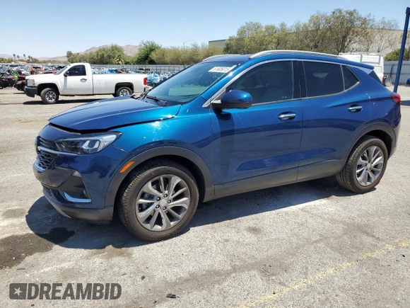 2020 Buick Encore GX Essence with VIN KL4MMFSL2LB127495, listed as a Copart auction lot 61805015 with 67,222 mi miles and Salvage title. Bid and sale history available at DreamBid. Image 1.