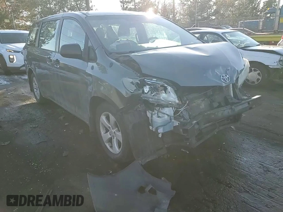 2012 Toyota Sienna with VIN 5TDZK3DC7CS177475, listed as a Copart auction lot 42987655 with 171,641 mi miles and Salvage Title. Bid and sale history available at carsss.com. Image 11.