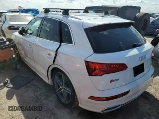 2018 Audi SQ5 Premium Plus with VIN WA1A4AFY3J2223449, listed as a Copart auction lot 74934134 with Not Provided miles and Salvage Title. Bid and sale history available at DreamBid. Image 2.