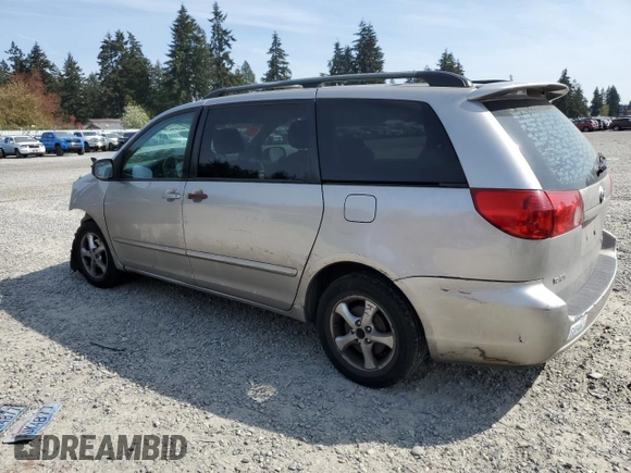 2006 Toyota Sienna CE with VIN 5TDZA23C66S413293, listed as a Copart auction lot 54765815 with Not Provided miles and Salvage Title. Bid and sale history available at DreamBid. Image 2.