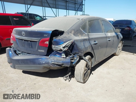 2019 Nissan Sentra S with VIN 3N1AB7AP0KY447541, listed as a IAAI auction lot 41836500 with 38,263 mi miles and . Bid and sale history available at DreamBid. Image 4.
