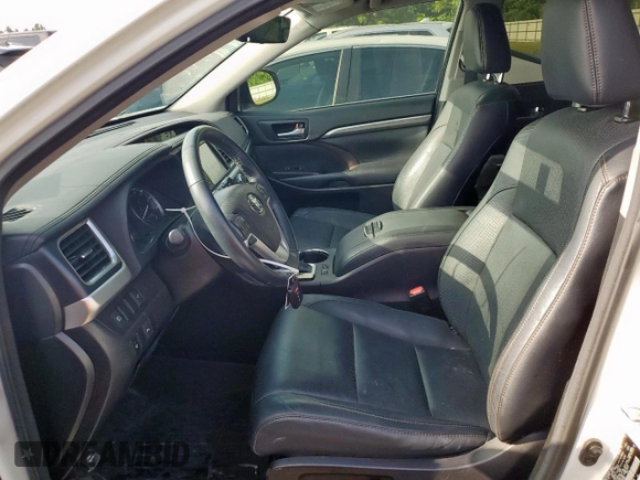 2017 Toyota Highlander Hybrid Limited with VIN 5TDDGRFH6HS036685, listed as a Copart auction lot 59726925 with 18,191 mi miles and Salvage title. Bid and sale history available at DreamBid. Image 7.