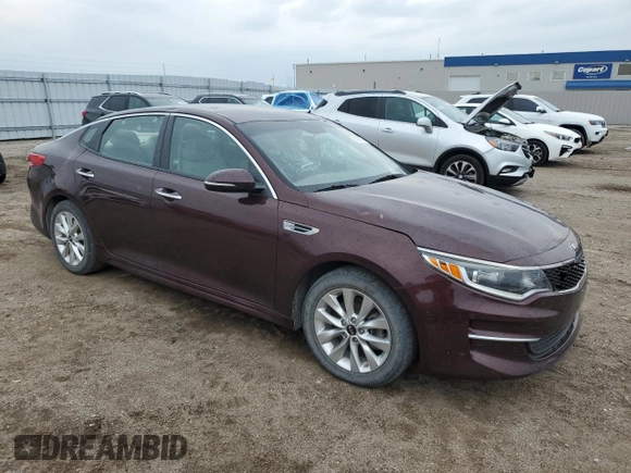 2018 Kia Optima LX with VIN 5XXGT4L34JG254135, listed as a Copart auction lot 59847805 with 120,901 mi miles and Salvage title. Bid and sale history available at DreamBid. Image 4.