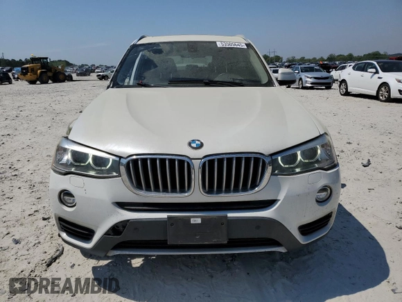 2015 BMW X3 xDrive28i with VIN 5UXWX9C56F0D54892, listed as a Copart auction lot 53505645 with 130,502 mi miles and Salvage Title. Bid and sale history available at DreamBid. Image 5.