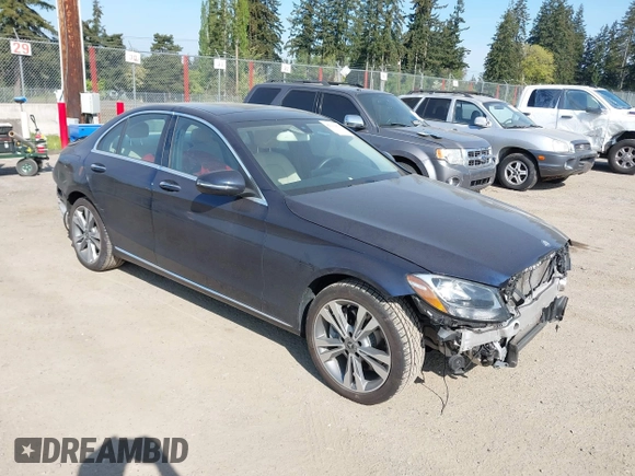2017 Mercedes-Benz C 300 with VIN 55SWF4KB5HU230272, listed as a IAAI auction lot 42113872 with 35,807 mi miles and . Bid and sale history available at carsss.com. Image 1.