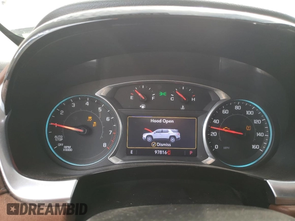 2020 Chevrolet Traverse High Country with VIN 1GNEVNKW3LJ157274, listed as a Copart auction lot 75636204 with 97,816 mi miles and Salvage Title. Bid and sale history available at carsss.com. Image 9.
