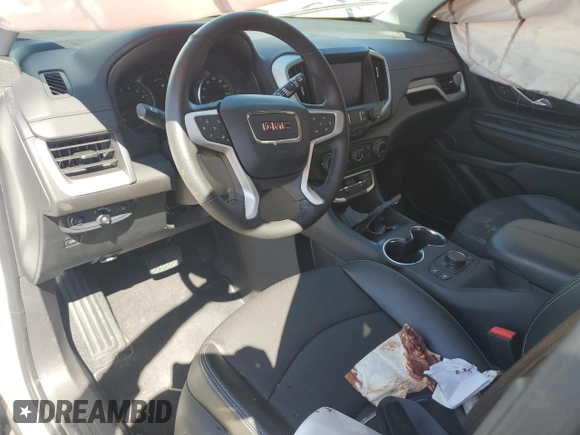2024 GMC Terrain SLT with VIN 3GKALPEG4RL395458, listed as a Copart auction lot 48535905 with Not provided miles and Salvage title. Bid and sale history available at DreamBid. Image 8.