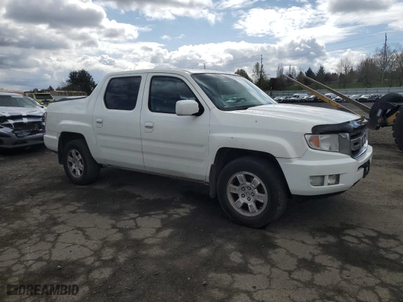 2011 Honda Ridgeline RTL with VIN 5FPYK1F52BB501103, listed as a Copart auction lot 51333645 with 103,279 mi miles and Salvage Title. Bid and sale history available at carsss.com. Image 4.
