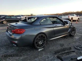 2018 BMW M4 with VIN WBS4Z9C50JEA24236, listed as a Copart auction lot 84741504 with Not provided miles and Salvage title. Bid and sale history available at DreamBid. Image 3.