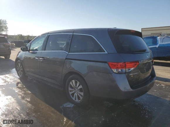 2015 Honda Odyssey EX-L with VIN 5FNRL5H68FB019071, listed as a Copart auction lot 50570245 with 153,630 mi miles and Salvage Title. Bid and sale history available at carsss.com. Image 2.