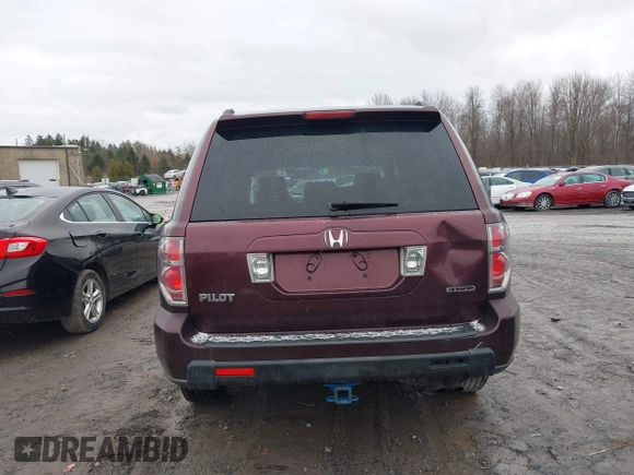 2007 Honda Pilot EX-L with VIN 2HKYF18557H535426, listed as a IAAI auction lot 41126160 with 169,336 mi miles. Bid and sale history available at carsss.com. Image 16.