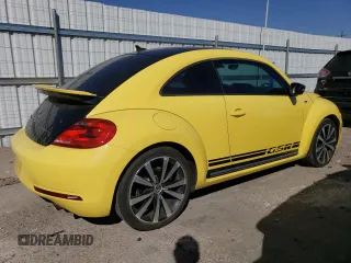 2014 Volkswagen Beetle Turbo R-Line with VIN 3VWVT7AT8EM618182, listed as a Copart auction lot 73380874 with 51,373 mi miles and Salvage Title. Bid and sale history available at DreamBid. Image 3.